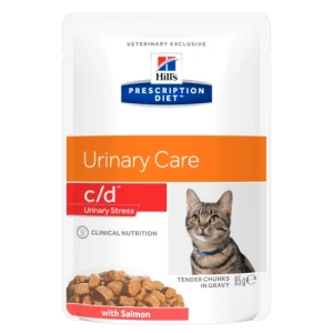 Hill's Prescription Diet c/d Urinary Stress Feline Salmon 85g